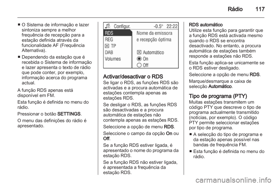 OPEL ANTARA 2013 Manual de Informação e Lazer (in Portugues) OPEL ANTARA 2013 Manual de Informação e Lazer (in Portugues)
