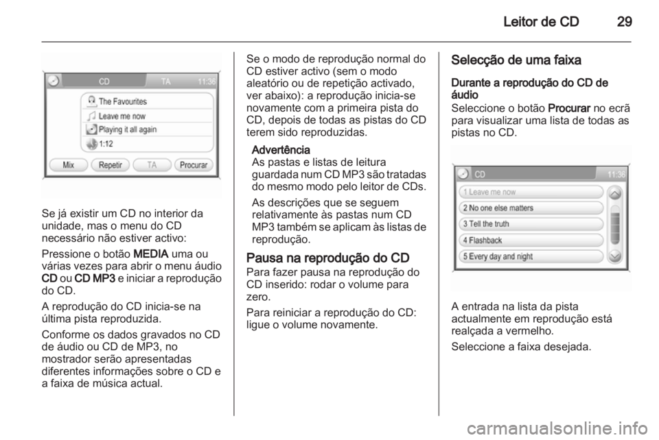 OPEL ANTARA 2013  Manual de Informação e Lazer (in Portugues) 