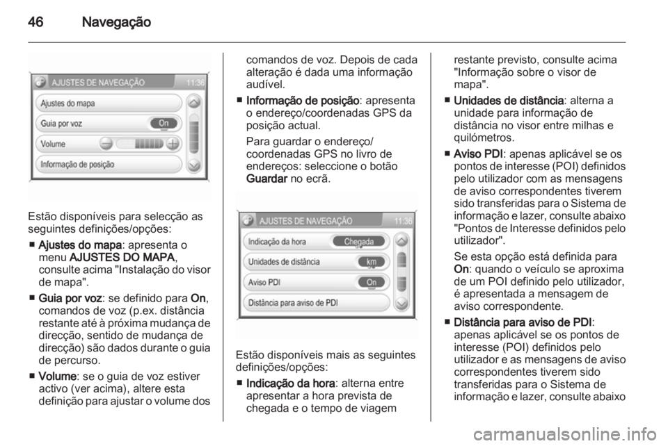 OPEL ANTARA 2013  Manual de Informação e Lazer (in Portugues) 