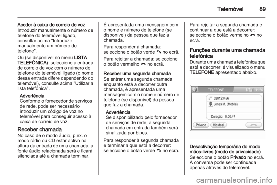 OPEL ANTARA 2013  Manual de Informação e Lazer (in Portugues) 