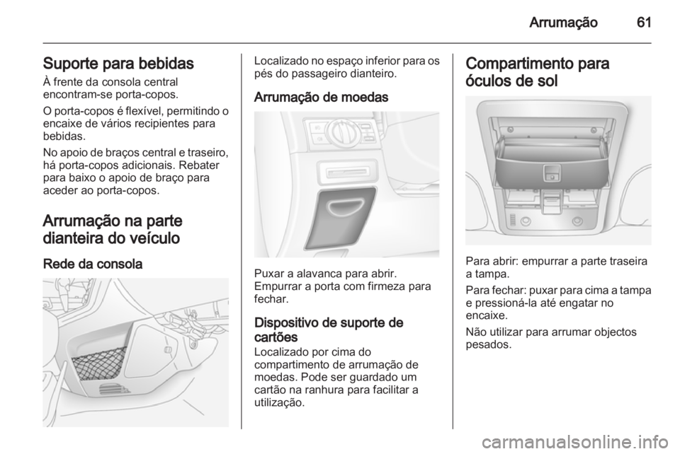 OPEL ANTARA 2013.5  Manual de Instruções (in Portugues) 