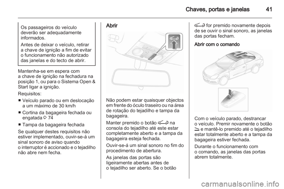OPEL ASTRA H 2010.5  Manual de Instruções (in Portugues) 