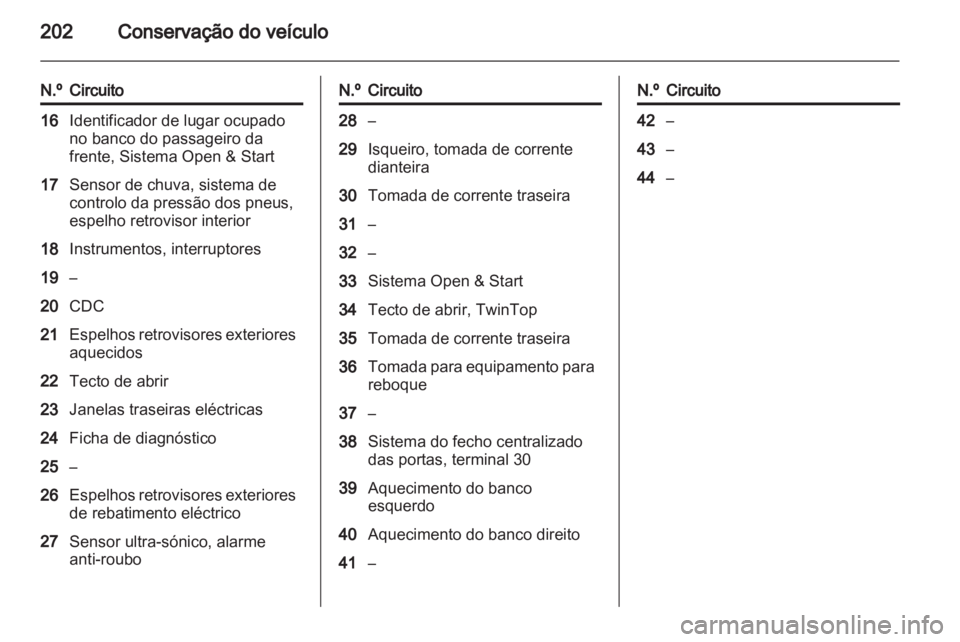 OPEL ASTRA H 2011 Manual de Instruções (in Portugues) OPEL ASTRA H 2011 Manual de Instruções (in Portugues)