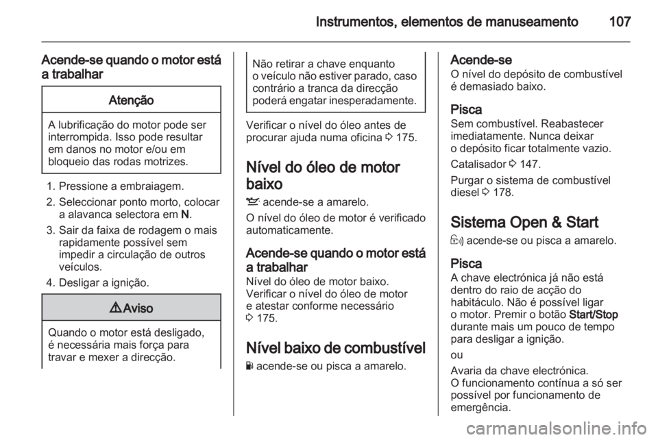 OPEL ASTRA H 2012 Manual de Instruções (in Portugues) OPEL ASTRA H 2012 Manual de Instruções (in Portugues)