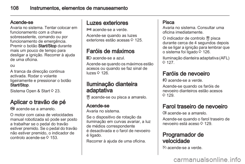 OPEL ASTRA H 2012 Manual de Instruções (in Portugues) OPEL ASTRA H 2012 Manual de Instruções (in Portugues)