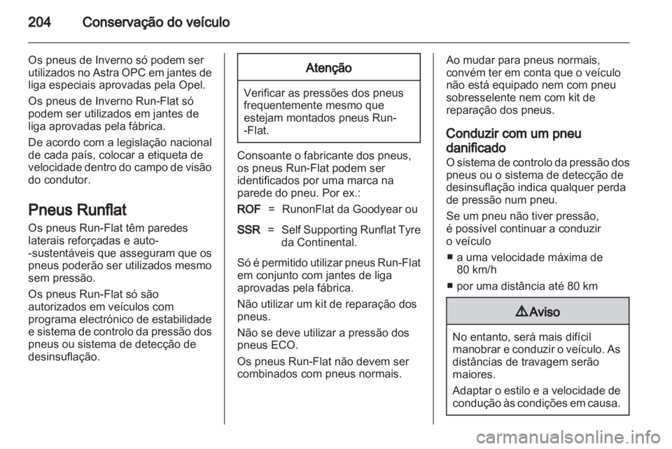 OPEL ASTRA H 2012  Manual de Instruções (in Portugues) 