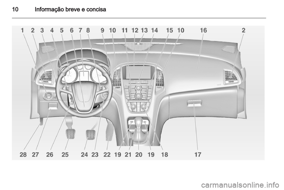 OPEL ASTRA J 2011 Manual de Instruções (in Portugues) OPEL ASTRA J 2011 Manual de Instruções (in Portugues)