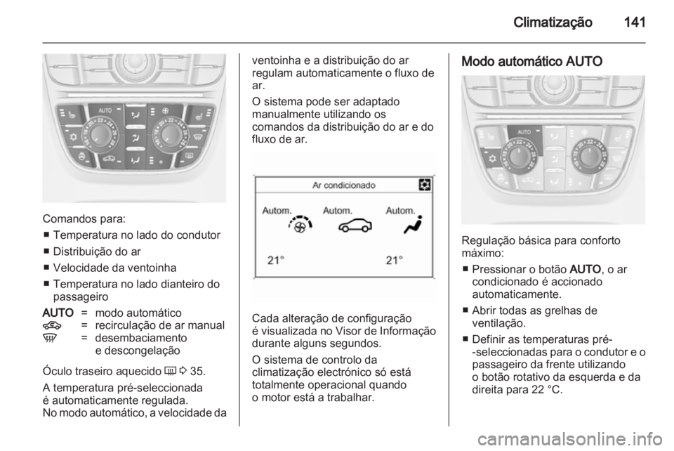 OPEL ASTRA J 2011.5  Manual de Instruções (in Portugues) 