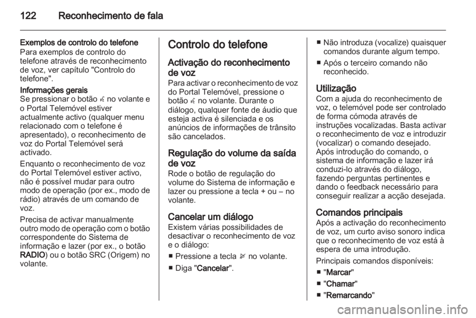 OPEL ASTRA J 2012  Manual de Informação e Lazer (in Portugues) 