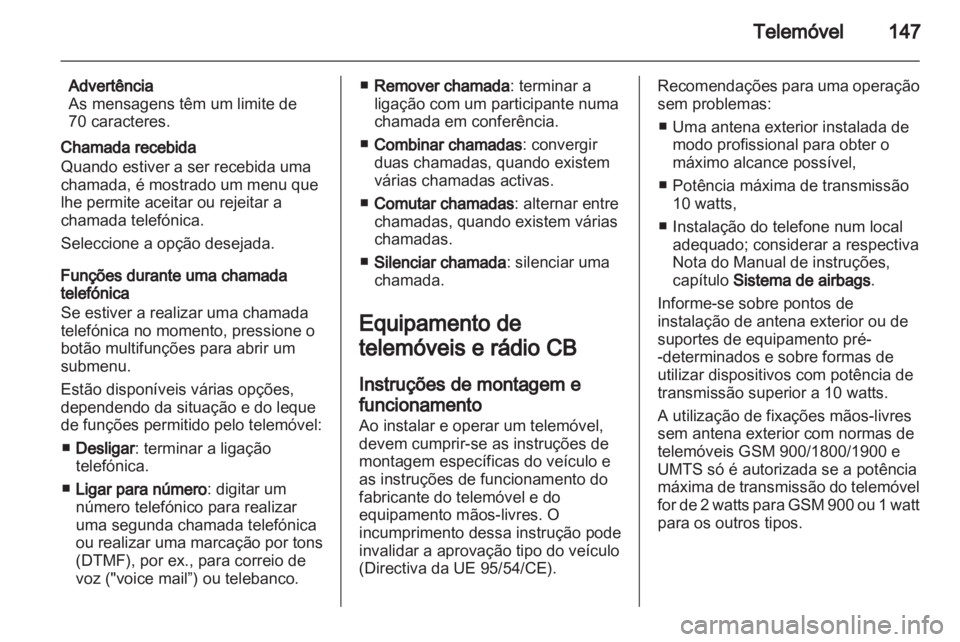 OPEL ASTRA J 2012  Manual de Informação e Lazer (in Portugues) 