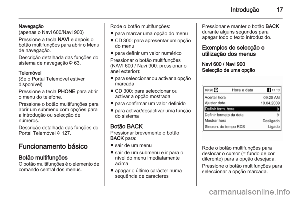 OPEL ASTRA J 2012  Manual de Informação e Lazer (in Portugues) 