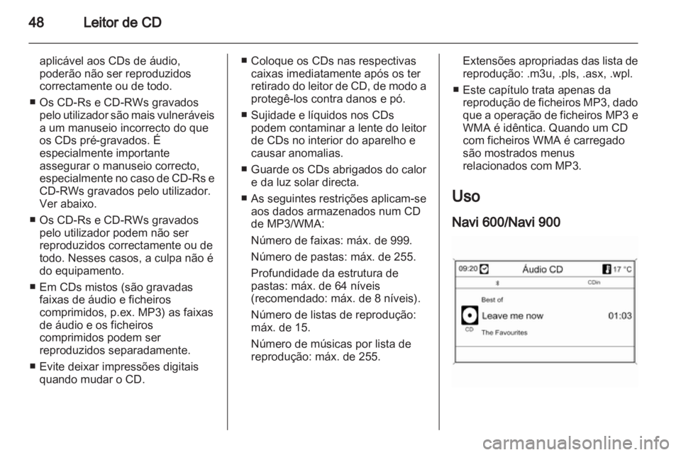 OPEL ASTRA J 2012 Manual de Informação e Lazer (in Portugues) OPEL ASTRA J 2012 Manual de Informação e Lazer (in Portugues)