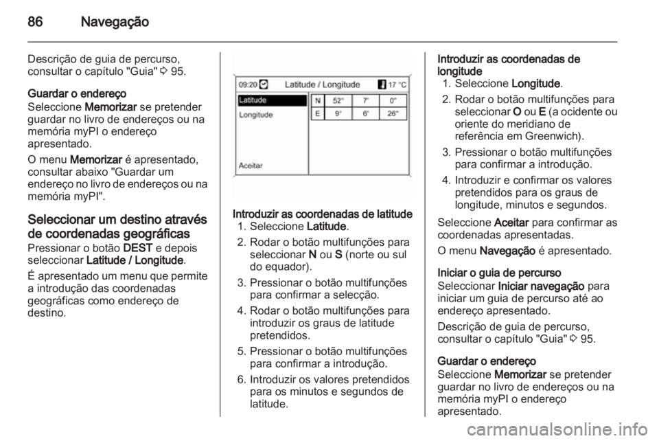 OPEL ASTRA J 2012 Manual de Informação e Lazer (in Portugues) OPEL ASTRA J 2012 Manual de Informação e Lazer (in Portugues)