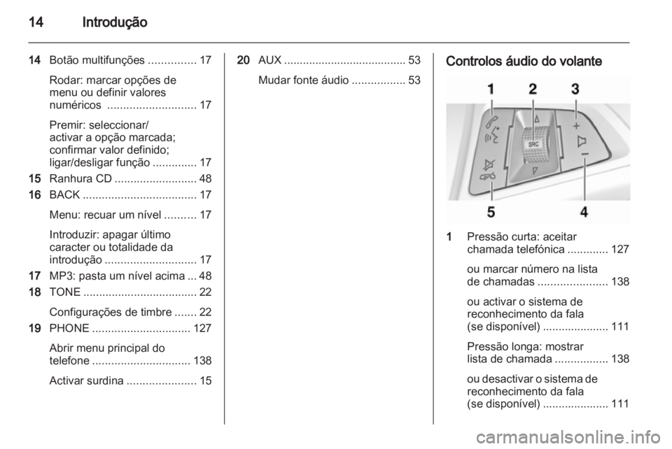 OPEL ASTRA J 2013  Manual de Informação e Lazer (in Portugues) 