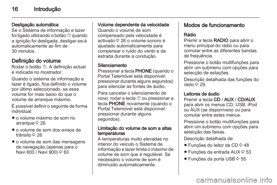OPEL ASTRA J 2013  Manual de Informação e Lazer (in Portugues) 