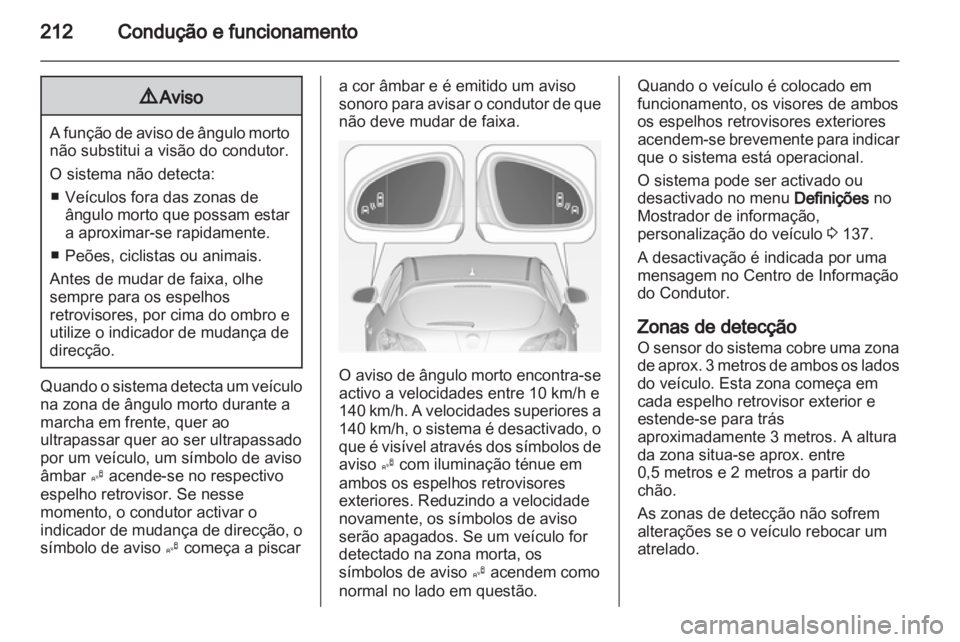OPEL ASTRA J 2013  Manual de Instruções (in Portugues) 