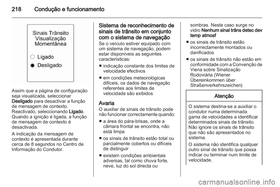 OPEL ASTRA J 2013  Manual de Instruções (in Portugues) 