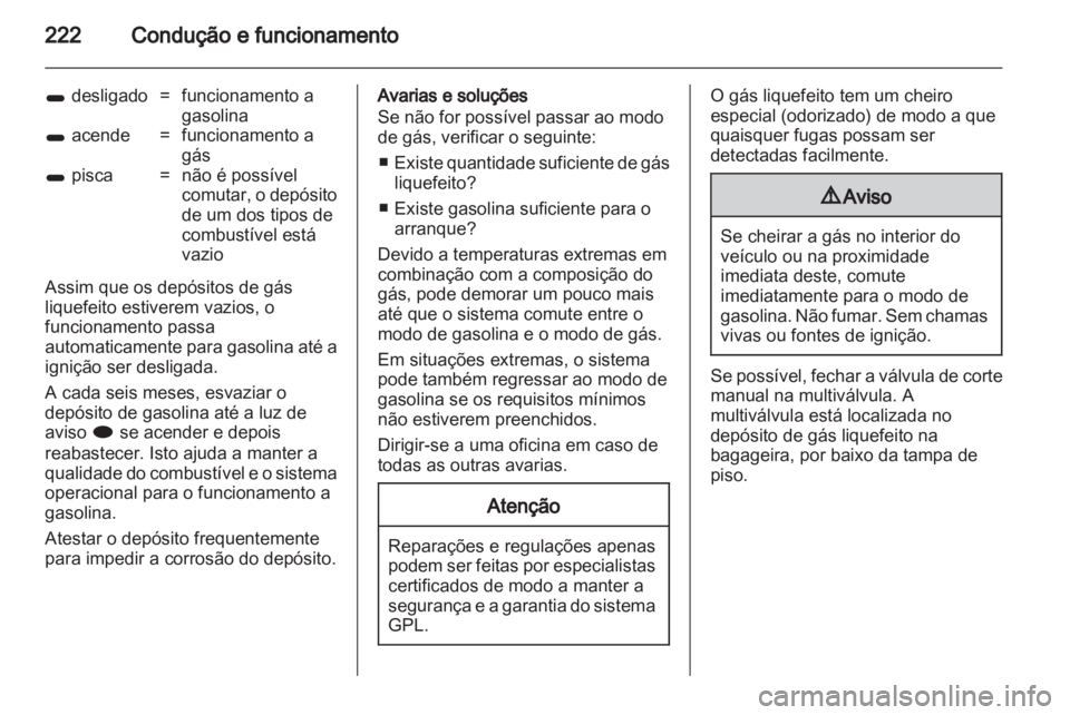 OPEL ASTRA J 2013  Manual de Instruções (in Portugues) 