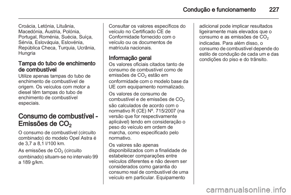 OPEL ASTRA J 2013  Manual de Instruções (in Portugues) 