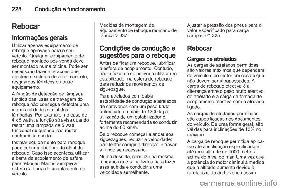 OPEL ASTRA J 2013  Manual de Instruções (in Portugues) 