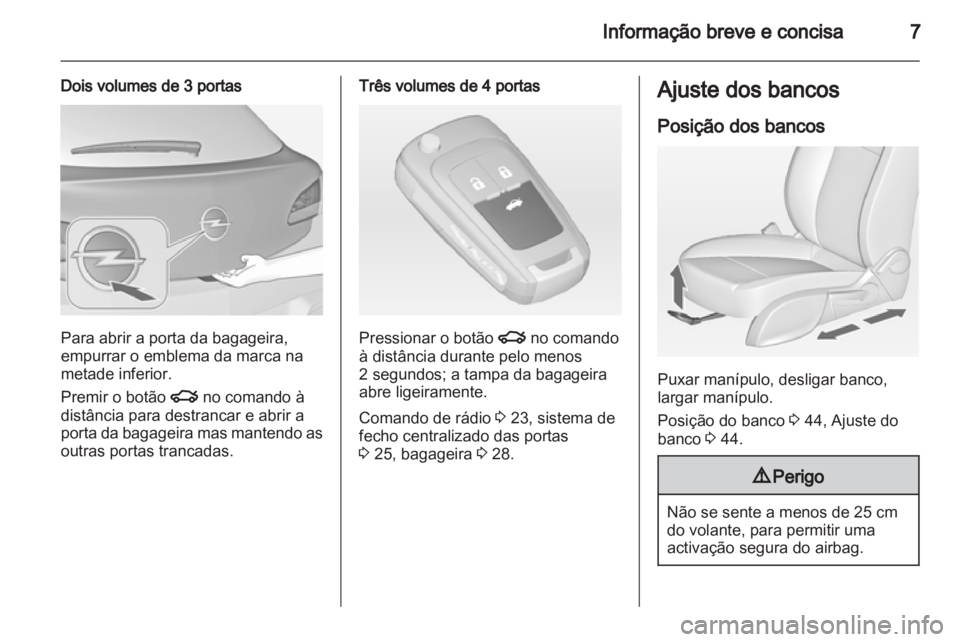 OPEL ASTRA J 2013.5  Manual de Instruções (in Portugues) 