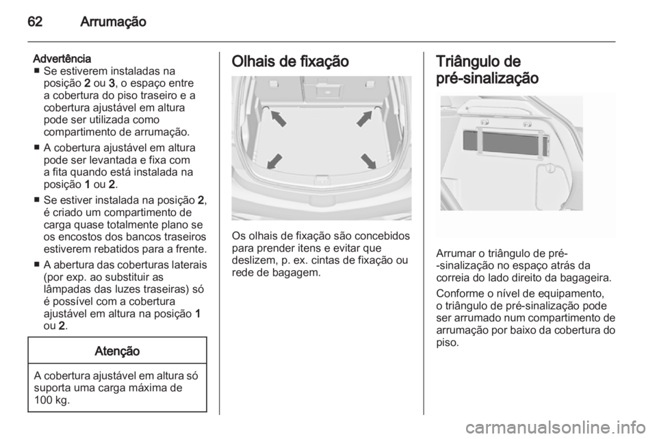 OPEL ASTRA J GTC 2012 Manual de Instruções (in Portugues) OPEL ASTRA J GTC 2012 Manual de Instruções (in Portugues)