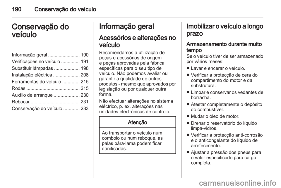 OPEL ASTRA J HB5 & ST 2012  Manual de Instruções (in Portugues) 