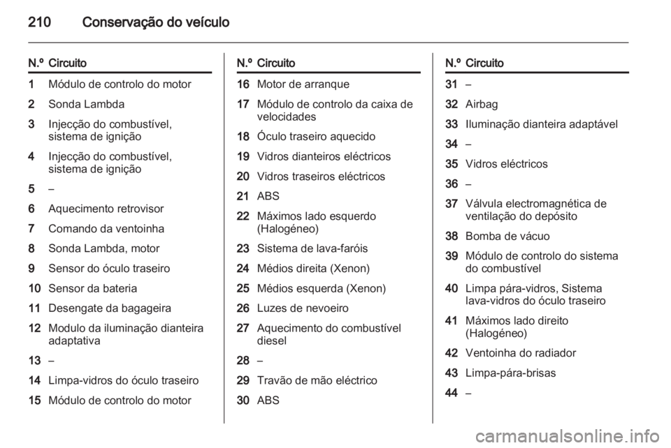 OPEL ASTRA J HB5 & ST 2012  Manual de Instruções (in Portugues) 