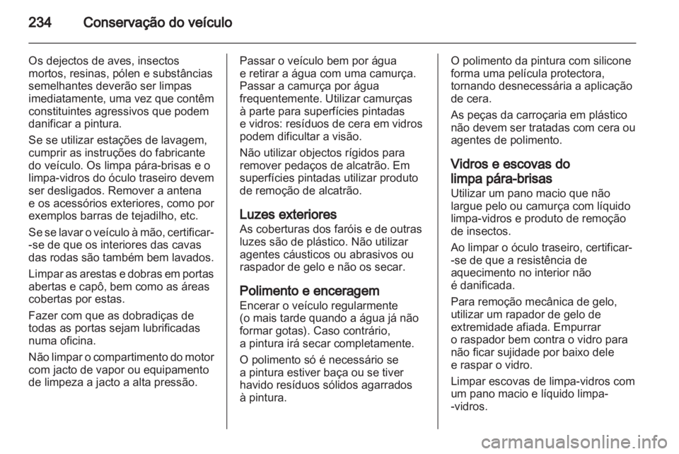 OPEL ASTRA J HB5 & ST 2012  Manual de Instruções (in Portugues) 