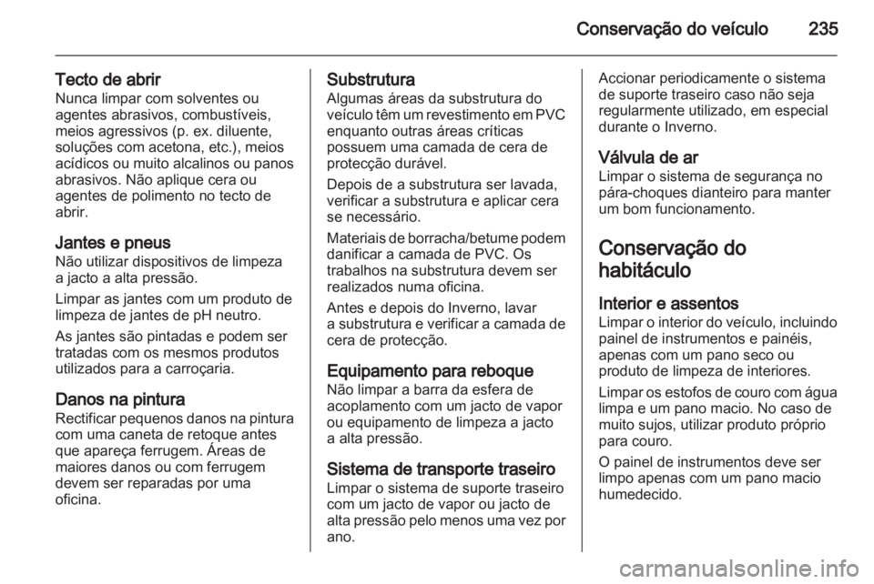 OPEL ASTRA J HB5 & ST 2012  Manual de Instruções (in Portugues) 