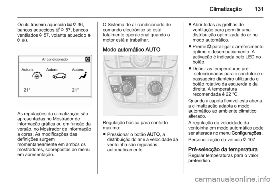 OPEL CASCADA 2013.5  Manual de Instruções (in Portugues) 