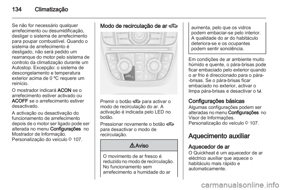 OPEL CASCADA 2013.5  Manual de Instruções (in Portugues) 