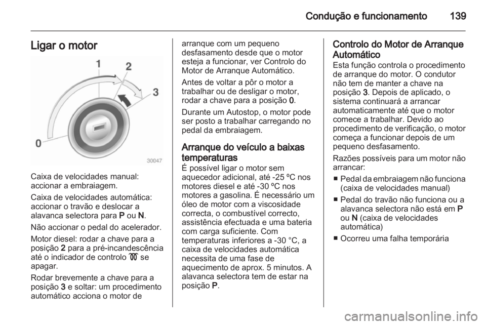 OPEL CASCADA 2013.5  Manual de Instruções (in Portugues) 
