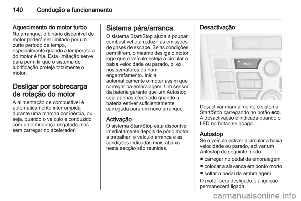 OPEL CASCADA 2013.5  Manual de Instruções (in Portugues) 