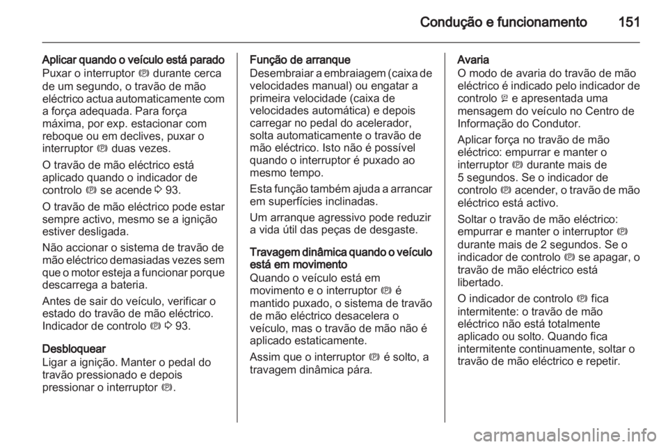 OPEL CASCADA 2013.5  Manual de Instruções (in Portugues) 