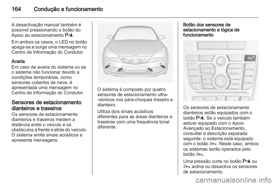 OPEL CASCADA 2013.5  Manual de Instruções (in Portugues) 
