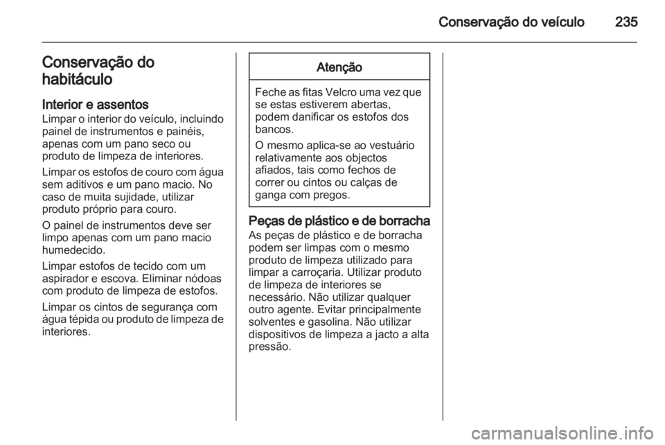 OPEL CASCADA 2013.5  Manual de Instruções (in Portugues) 