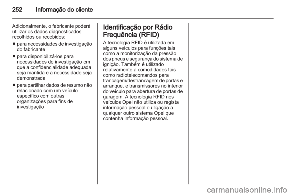 OPEL CASCADA 2013.5  Manual de Instruções (in Portugues) 