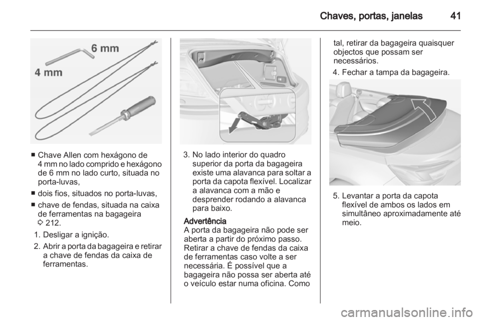 OPEL CASCADA 2013.5  Manual de Instruções (in Portugues) 