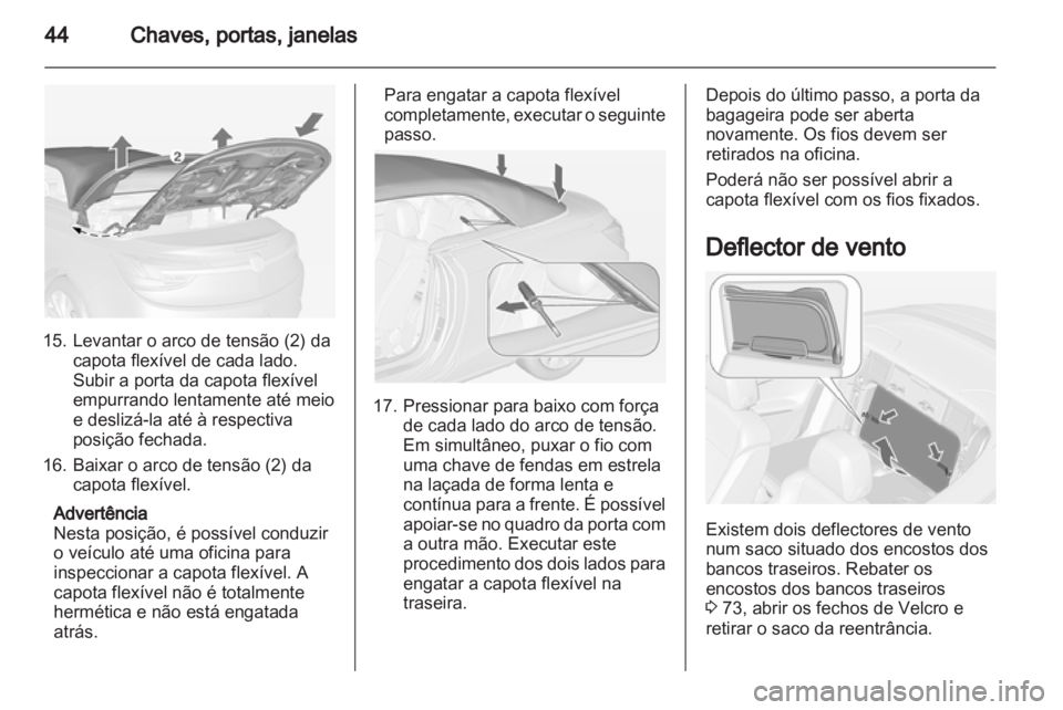 OPEL CASCADA 2013.5  Manual de Instruções (in Portugues) 