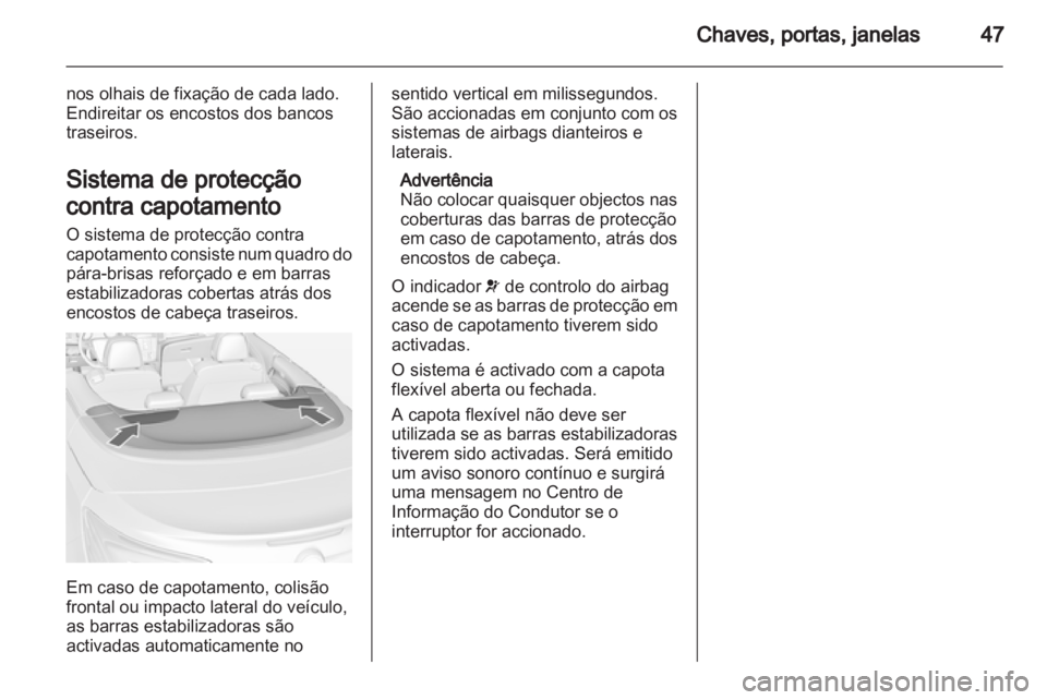 OPEL CASCADA 2013.5  Manual de Instruções (in Portugues) 