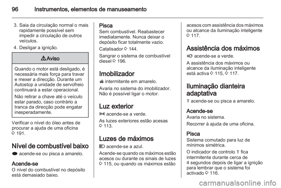 OPEL CASCADA 2013.5 Manual de Instruções (in Portugues) OPEL CASCADA 2013.5 Manual de Instruções (in Portugues)