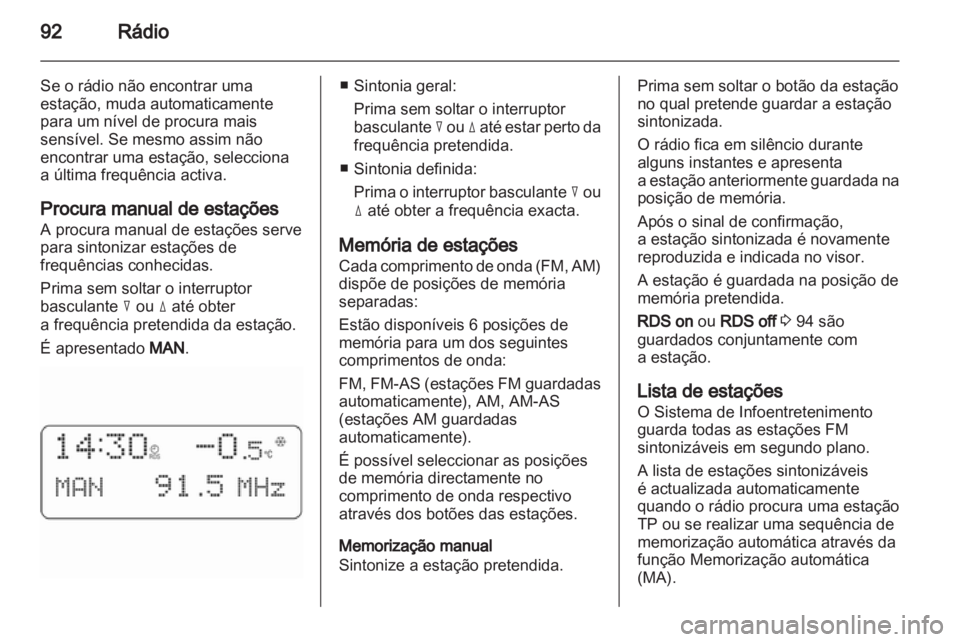 OPEL COMBO 2011 Manual de Informação e Lazer (in Portugues) OPEL COMBO 2011 Manual de Informação e Lazer (in Portugues)