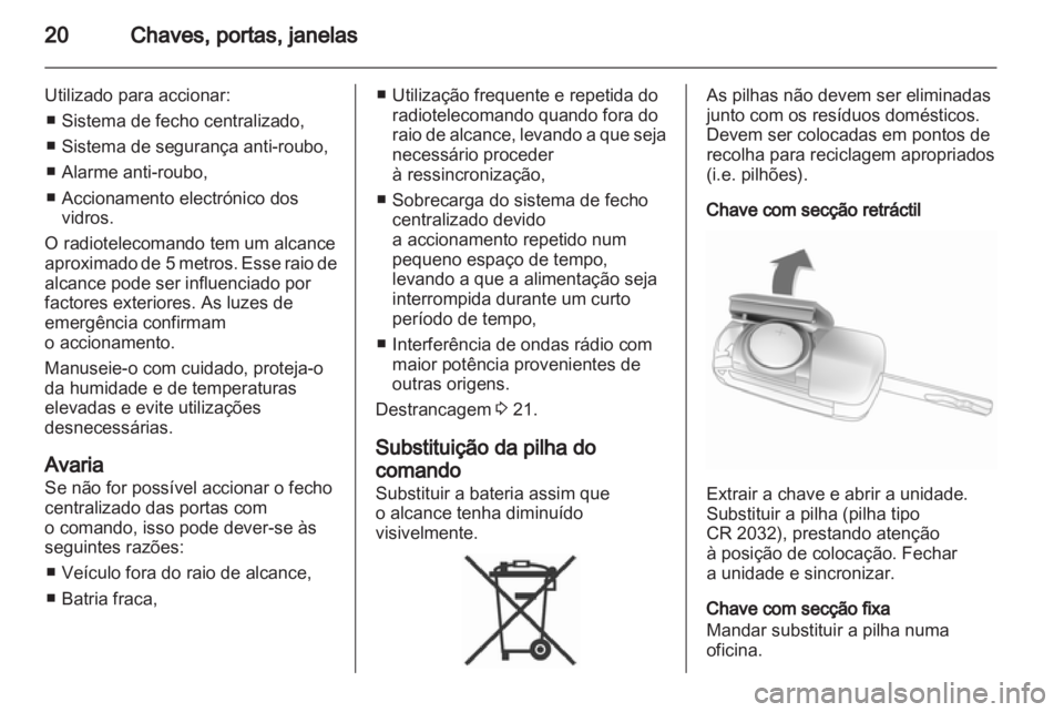 OPEL COMBO 2011 Manual de Instruções (in Portugues) OPEL COMBO 2011 Manual de Instruções (in Portugues)