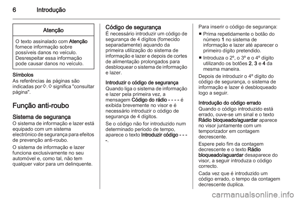 OPEL COMBO D 2013  Manual de Informação e Lazer (in Portugues) 