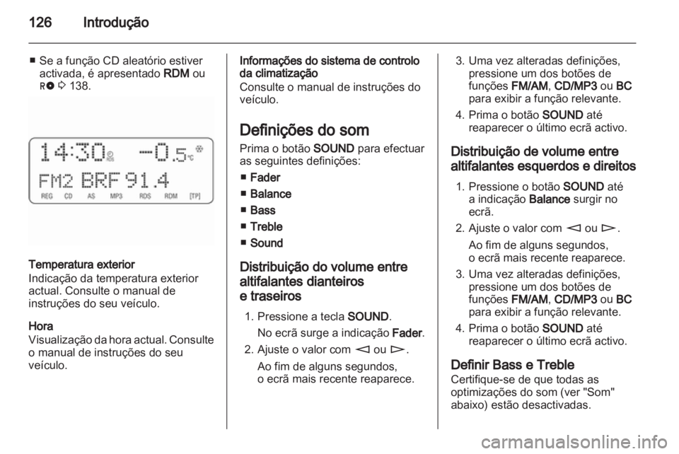 OPEL CORSA 2010.5  Manual de Informação e Lazer (in Portugues) 