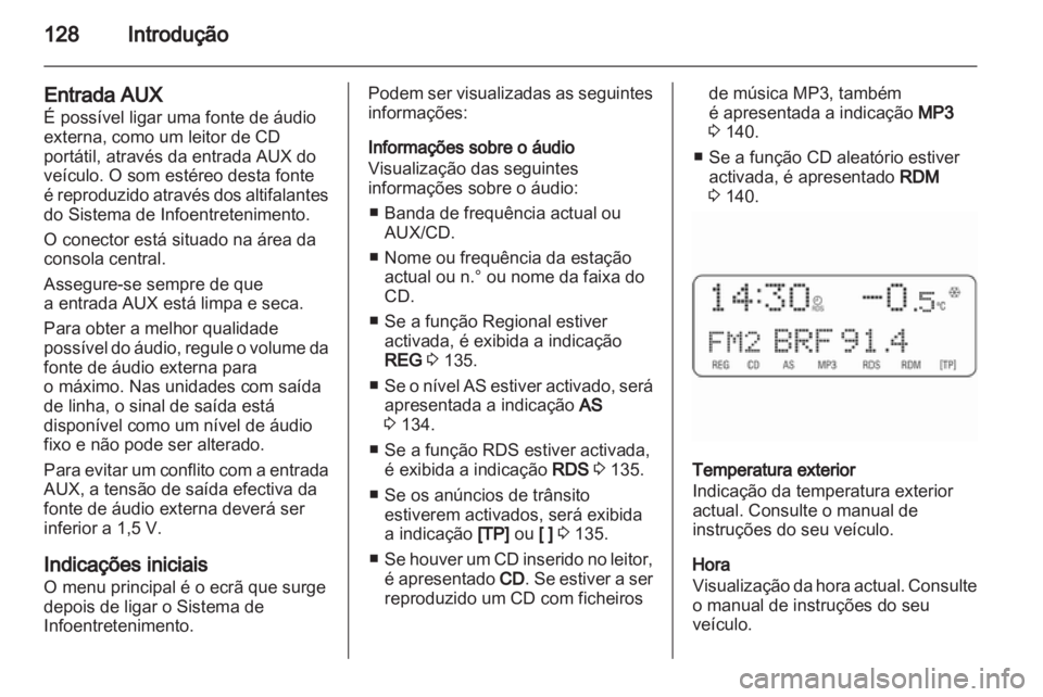 OPEL CORSA 2011 Manual de Informação e Lazer (in Portugues) OPEL CORSA 2011 Manual de Informação e Lazer (in Portugues)