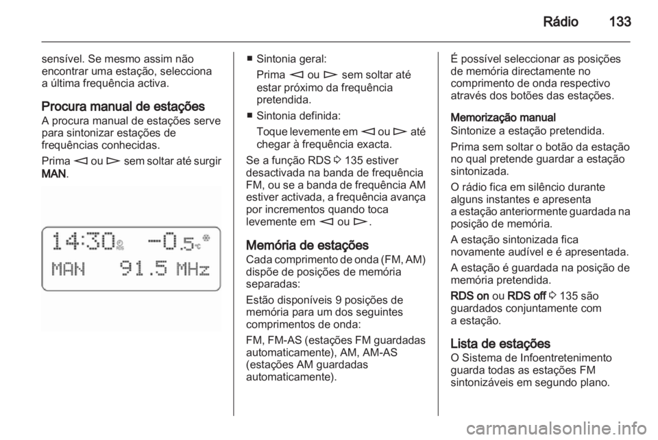 OPEL CORSA 2011  Manual de Informação e Lazer (in Portugues) 