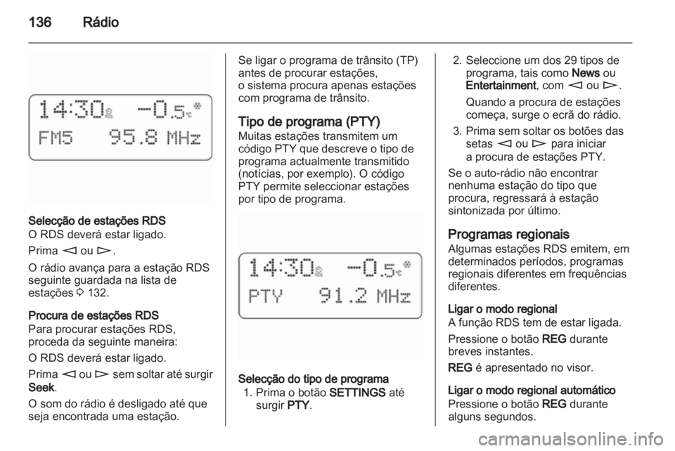 OPEL CORSA 2011  Manual de Informação e Lazer (in Portugues) 