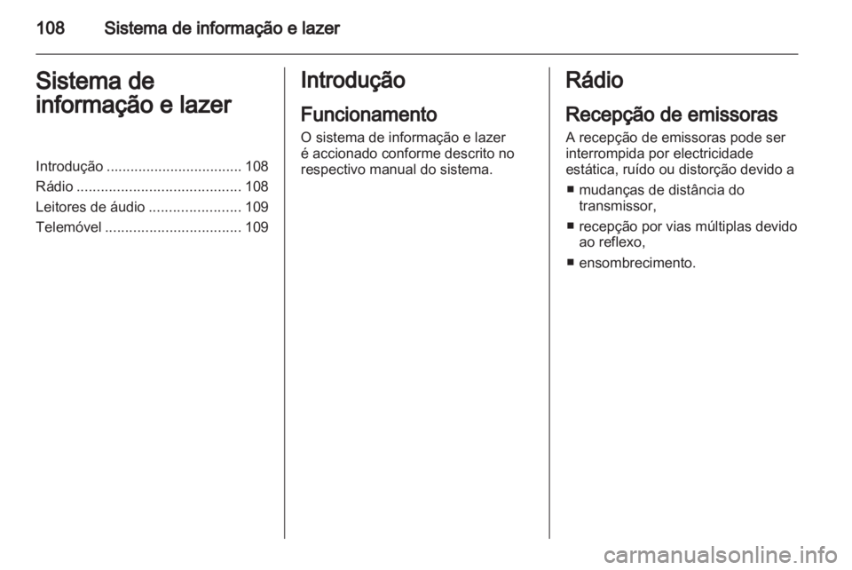 OPEL CORSA 2011 Manual de Instruções (in Portugues) OPEL CORSA 2011 Manual de Instruções (in Portugues)